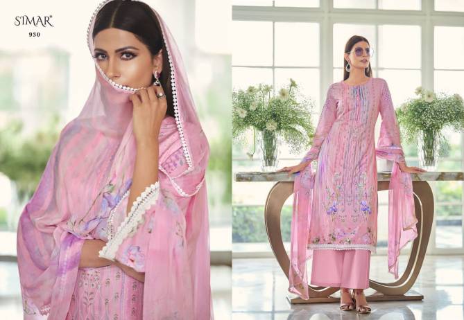 Glossy Simar Nazam 927 Series Ethnic Wear Fancy Printed Salwar Suits Collection
